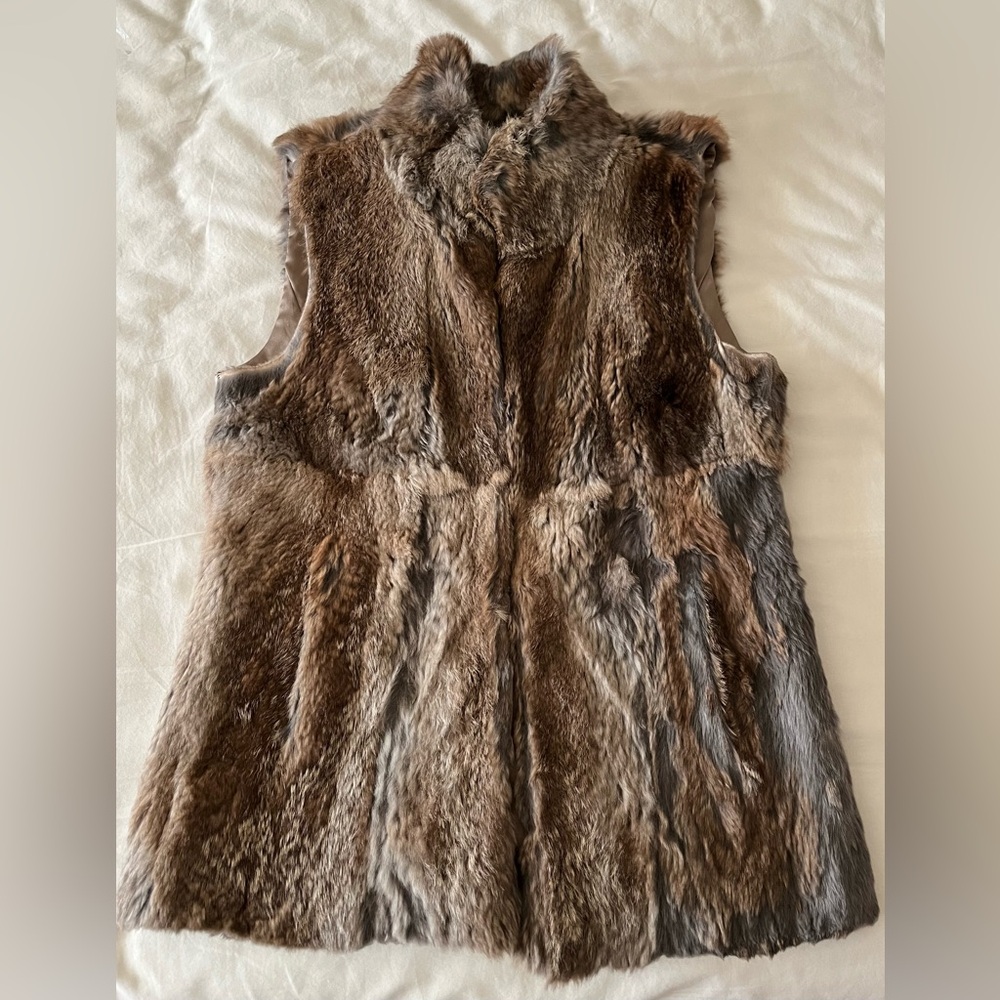 Michael, Michael Kors Rabbit Fur Gilet/Vest S, preowned.